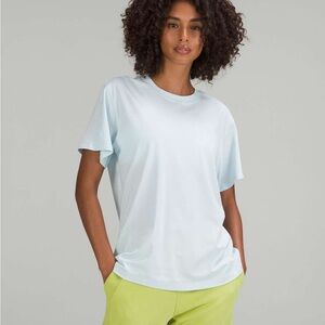 Lululemon All Yours Cotton Light Blue T-Shirt